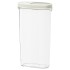 Контейнер для сухих продуктов IKEA 365+ с крышкой, прозрачный/белый, 2,3 л