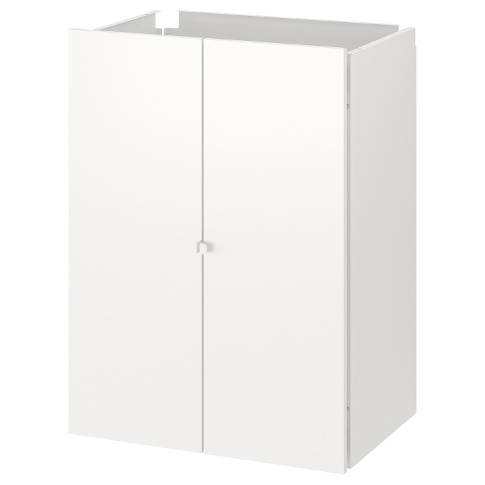 Двері/бокові/задні, всередині/зовні білі, 60x42x82 см