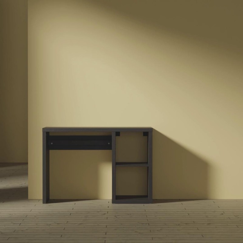 Письменный стол КАЛЛАКС, черно-коричневый, 111x39 см