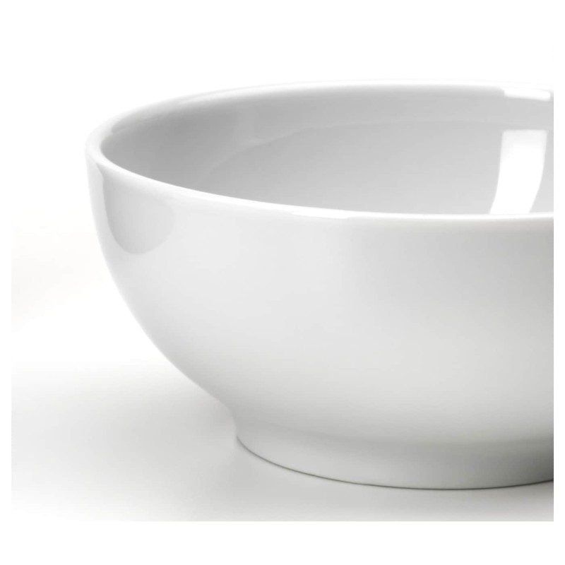Миска IKEA 365+, закругленные края, белая, 9 см