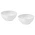 Миска IKEA 365+, закругленные края, белая, 9 см