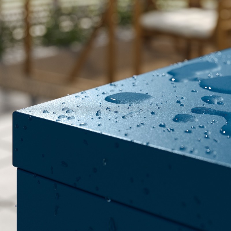 Шафа SUNDSÖ, темно-синя, для вулиці/будинку, 60x35x86 см