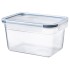 Контейнер для продуктів IKEA 365+ з кришкою, прямокутний/пластик, 2,0 л