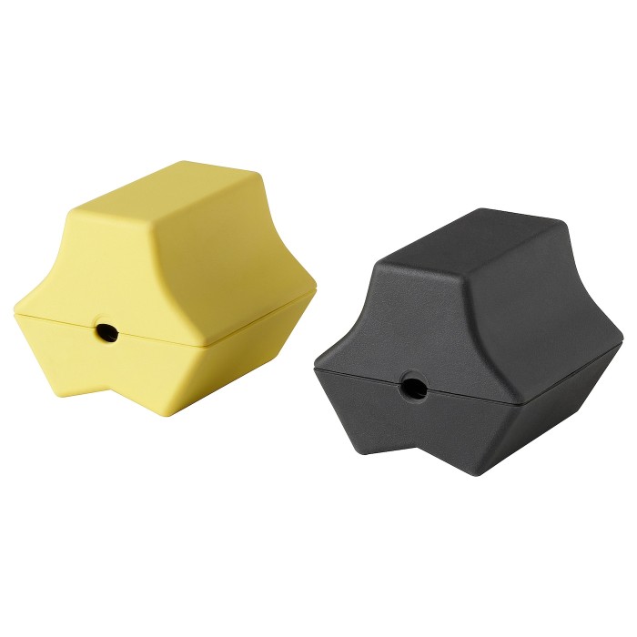 Вантажівка для USB-кабелю HAVSKÅL, 2 шт., чорна/жовта