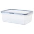 Контейнер для продуктів IKEA 365+ з кришкою, прямокутний/пластик, 5,2 л