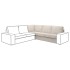 Кришка кутової секції, Tresund Light Beige