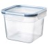 Контейнер для продуктів IKEA 365+ з кришкою, квадратний/пластик, 1,4 л