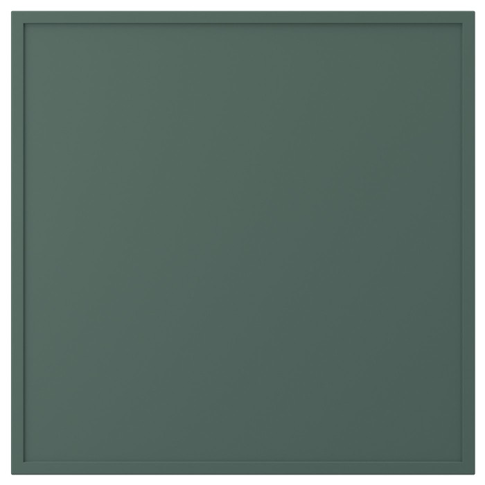 Дверь ASPUDDEN, темно-серо-зеленая, 60x60 см.