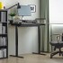 TRAVSPORT Письмовий стіл з регульованою висотою, електричний чорний, 120x70 см
