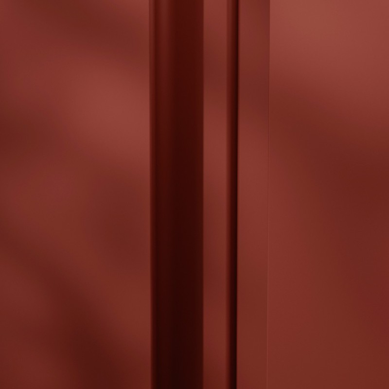 Дверь VIKANES, красно-коричневая, 50x195 см.