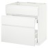МЕТОД / МАКСИМЕРА Sz stj zl+3fr/2sz, белый/Воксторп матовый белый, 80x60 см