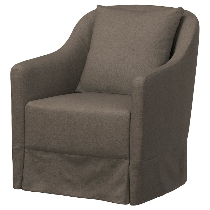Чехол для кресла-качалки/поворотного кресла NORDKROKEN, цвет Gransel Gray Brown.