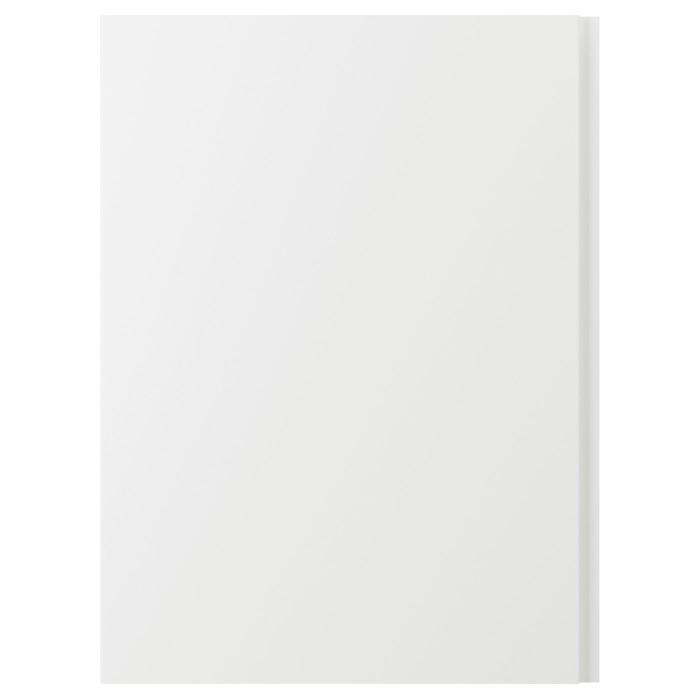 Дверь VOXTORP, матовая белая вертикальная ручка, 60x80 см.
