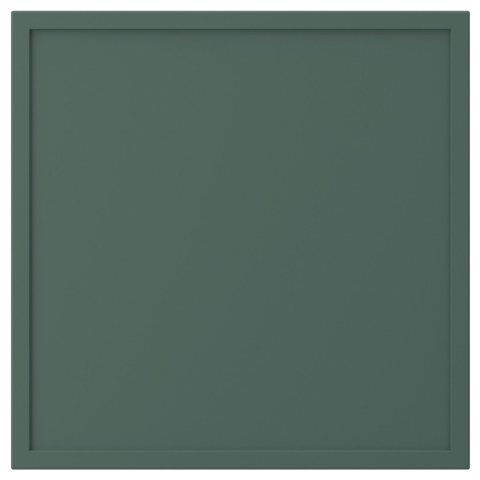 АСПУДДЕН Дверь, темно-серо-зеленый, 40x40 см