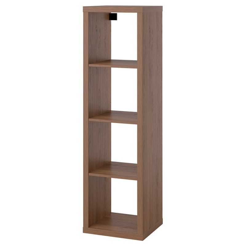 Книжкова шафа KALLAX, горіхово-коричневий колір, 42x147 см
