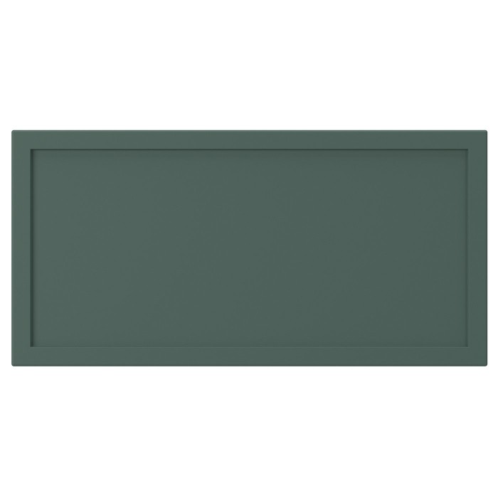 АСПУДДЕН Фронт ящика, темно-серо-зеленый, 40x20 см
