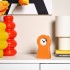 Годинник IKEA PS 1995, помаранчевий, 14 см