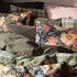 Підковдра та наволочка BANBJÖRNBÄR, темно-зелений/в клітинку, 150x200/50x60 см