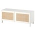 Тумба под телевизор BESTÅ с дверцами, белая Studsviken/Stubbarp/white, 120x42x48 см