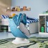 Чехол на поворотное сиденье IKEA PS LÖMSK, синий/акулий