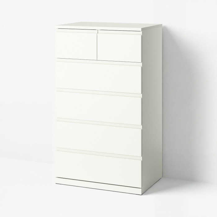 Комод STORKLINTA, 6 ящиков, белый, 70x50x120 см