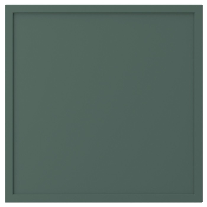 АСПУДДЕН Фронт ящика, темно-серо-зеленый, 40x40 см