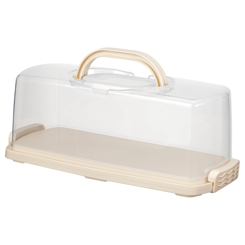 BAKTIDER Контейнер для торта з кришкою, білий, 36x16 см