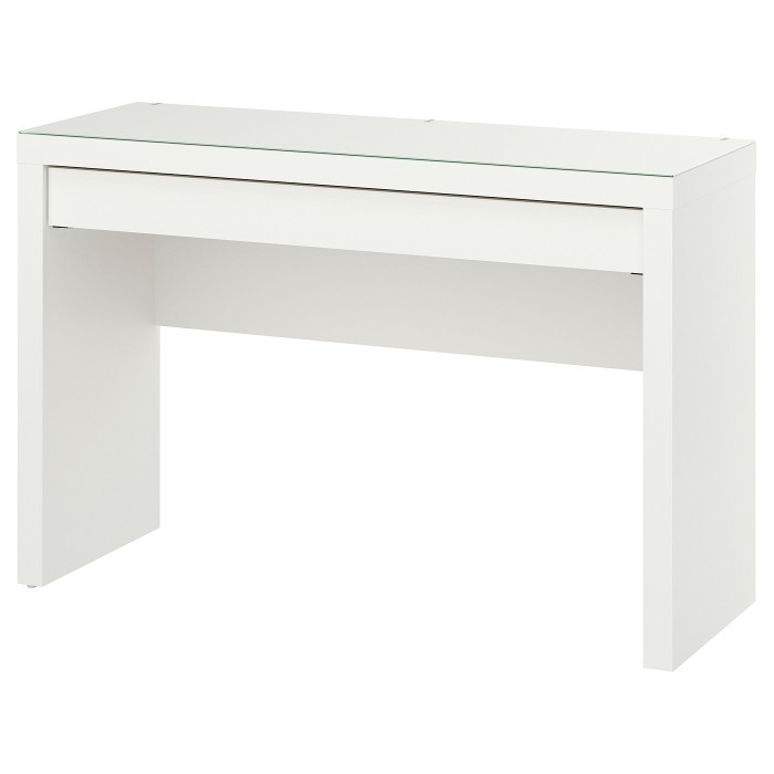 Туалетный столик MALM, белый, 120x41x78 см.