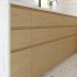 ВОКСТОРП Фронтальна панель для шухляди, під дуб, 40x10 см