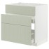 METOD / MAXIMERA Sz stj zl+3fr/2szu, білий/Stensund світло-зелений, 80x60 см