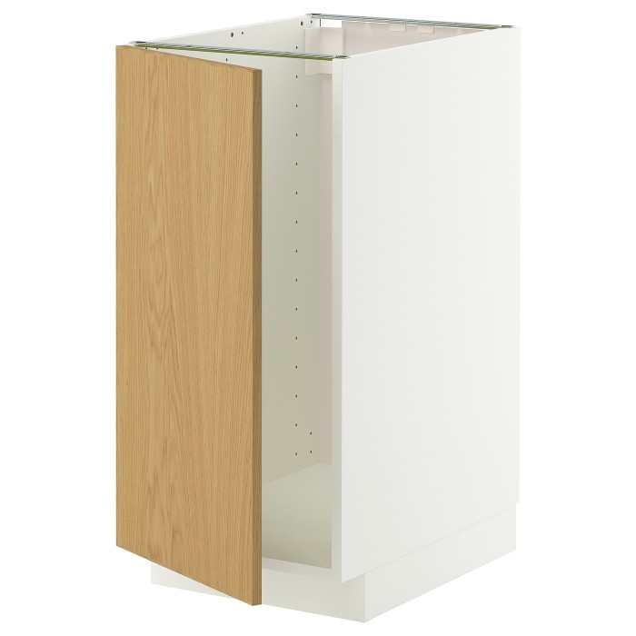 Шкаф для сортировки сточных вод и раковины METOD, белый/дуб Sinarp, 40x60 см