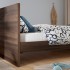 Кровать STORKLINTA, темно-коричневый дуб, 90x200 см.