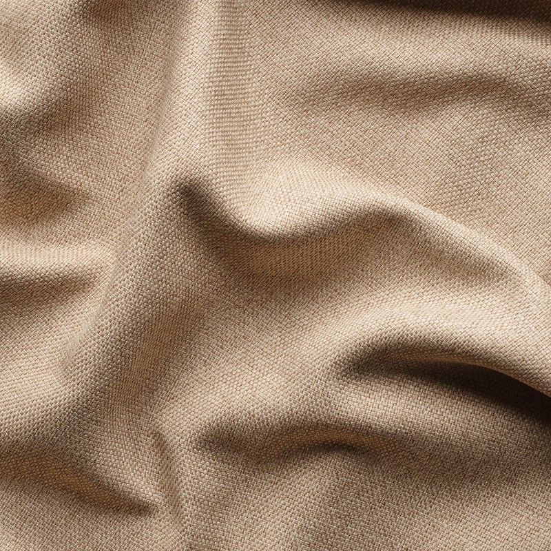 Штори щільні, 1 пара, бежевий/стрічковий, 145x250 см