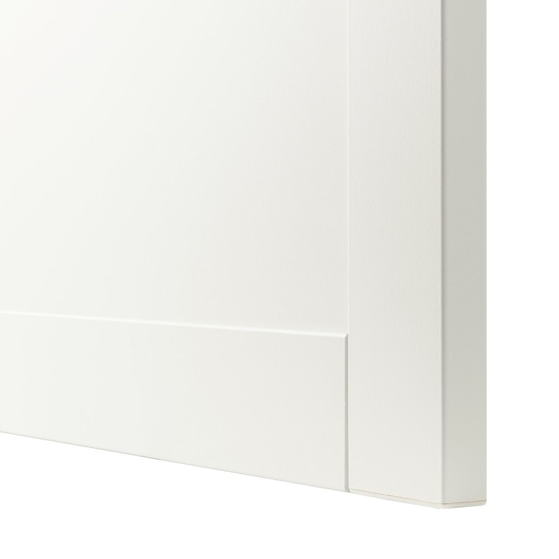 BESTÅ Комбінація з дверцятами, білий/Ханвікен білий, 120x42x193 см