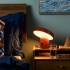 Лампа BLOMPRAKT з Bluetooth-динаміком, червона