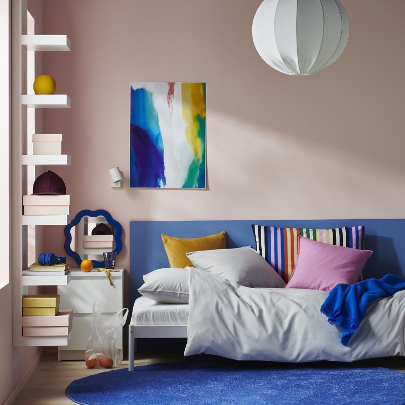 ПИЛТАНДВИНГЕ Одеяло и наволочка, серый, 150x200/50x60 см