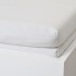 VÅRVIAL Простыня на резинке для кушетки, белая, 80x200 см