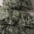 DAGGBJÖRNBÄR Пододеяло и 2 наволочки, темно-зеленый/цветочный узор, 200x200/50x60 см