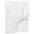 DVALA Простынь на резинке, белая, 90x200 см