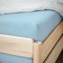 Простынь на резинке VÅRVIAL для кушетки, светло-голубая, 80x200 см