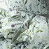 MATTOXBÄR Пододеяло и 2 наволочки, бледно-голубой/цветочный узор, 200x200/50x60 см