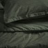 LUKTVICKER Пододеяло и наволочка, темно-зеленый, 150x200/50x60 см