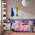 Пододеяло и наволочка PILTANDVINGE, розовый, 150x200/50x60 см