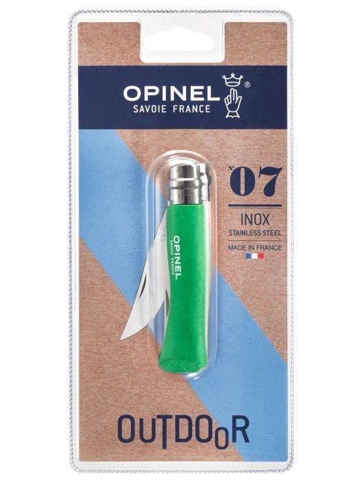 Ніж Opinel Colorama 07 Green у блістері