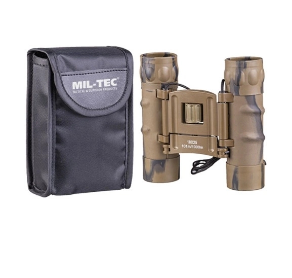 Бінокль Mil-Tec Faltbar Gen. II 10x25 Desert